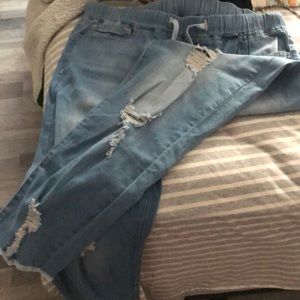 Ymi Rip & Tear joggers brand new with tags